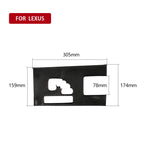 Car Carbon Fiber Gears B Decorative Sticker for Lexus IS250 300 350C 2006-2012, Left Drive, Gears B, Left Drive