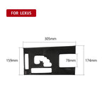 Car Carbon Fiber Gears A Decorative Sticker for Lexus IS250 300 350C 2006-2012, Left Drive, Gears A, Left Drive