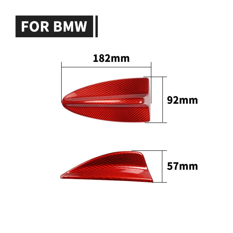 Car Carbon Fiber Antenna Decorative Cover for BMW E90, C Style, For BMW E90, C Style