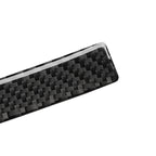 Car Carbon Fiber Passenger Seat Decorative Strip for Audi A6 S6 C7 A7 S7 4G8 2012-2018, Left and Right Drive Universal, Passenger Seat