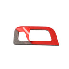 Car Carbon Fiber Trunk Switch Decorative Sticker for Audi A6 S6 C7 A7 S7 4G8 2012-2018, Left Drive, Trunk Switch, Left Drive