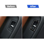 Car Carbon Fiber Trunk Switch Decorative Sticker for Audi A6 S6 C7 A7 S7 4G8 2012-2018, Left Drive, Trunk Switch, Left Drive