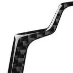 Car Carbon Fiber Multimedia Panel Decorative Sticker for Audi A6 S6 C7 A7 S7 4G8 2012-2018, Left and Right Drive Universal, Multimedia Panel