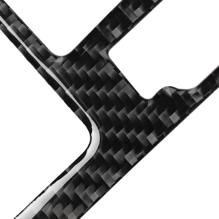 Car Carbon Fiber One-button Start Panel Decorative Sticker for Audi A6 S6 C7 A7 S7 4G8 2012-2018, Right Drive, One-button Start, Right Drive