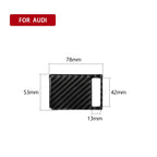 Car Carbon Fiber Air Outlet Adjustment Panel Decorative Sticker for Audi A6 2005-2011, Right Drive, Air Outlet Adjustment Panel, Right Drive