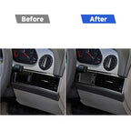 Car Carbon Fiber Air Outlet Adjustment Panel Decorative Sticker for Audi A6 2005-2011, Right Drive, Air Outlet Adjustment Panel, Right Drive