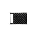 Car Carbon Fiber Air Outlet Adjustment Panel Decorative Sticker for Audi A6 2005-2011, Left Drive, Air Outlet Adjustment Panel, Left Drive