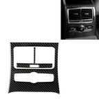 Car Carbon Fiber Rear Seat Air Outlet Panel Decorative Sticker for Audi A6 2005-2011, Left and Right Drive Universal, Rear Seat Air Outlet
