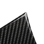 Car Carbon Fiber Storage Cover Decorative Sticker for Audi A6 2005-2011, Right Drive, Storage Cover, Right Drive