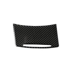 Car Carbon Fiber Storage Cover Decorative Sticker for Audi A6 2005-2011, Left Drive, Storage Cover, Left Drive