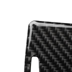Car Carbon Fiber Storage Cover Decorative Sticker for Audi A6 2005-2011, Left Drive, Storage Cover, Left Drive