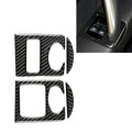 Car Carbon Fiber Glass Lifter Panel Decorative Sticker for Audi TT 8n 8J MK123 TTRS 2008-2014, Left Drive, Glass Lifter , Left Drive