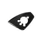 Car Carbon Fiber Door Button Decorative Sticker for Audi TT 8n 8J MK123 TTRS 2008-2014, Left Drive, B Style, Door Button , Left Drive B