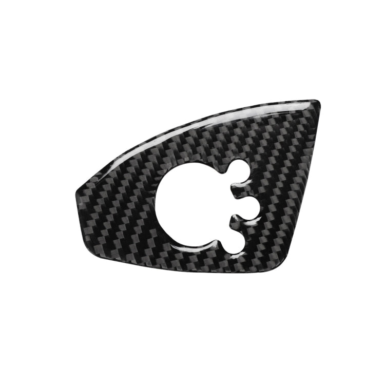 Car Carbon Fiber Door Button Decorative Sticker for Audi TT 8n 8J MK123 TTRS 2008-2014, Right Drive, A Style, Door Button, Right Drive A