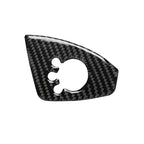 Car Carbon Fiber Door Button Decorative Sticker for Audi TT 8n 8J MK123 TTRS 2008-2014, Left Drive, A Style, Door Button, Left Drive A