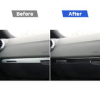 Car Carbon Fiber Passenger Seat Decorative Strip for Audi TT 8n 8J MK123 TTRS 2008-2014, Right Drive, Passenger Seat , Right Drive
