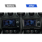 Car Carbon Fiber Air Conditioning CD Panel Decorative Sticker for Audi TT 8n 8J MK123 TTRS 2008-2014, Left and Right Drive Universal, A Style, Air Conditioning CD Panel A