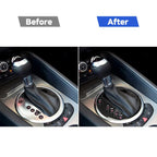 Car Carbon Fiber Gear Shift Position Panel Decorative Sticker for Audi TT 8n 8J MK123 TTRS 2008-2014, Left Drive, Gear Shift Position, Left Drive