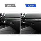 Car Carbon Fiber Passenger Seat Hand Box Switch Decorative Sticker for Audi A3 / 8V 2014-2019, Left Drive, Hand Box Switch, Left Drive