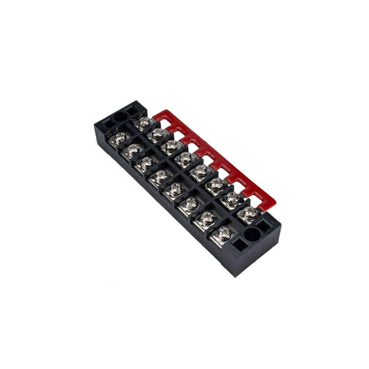 5 PCS Car 8-way 25A TB-2508 Dual Row Power Terminal Connector + 8-position Connection Strip with Cover, 8-way 25A