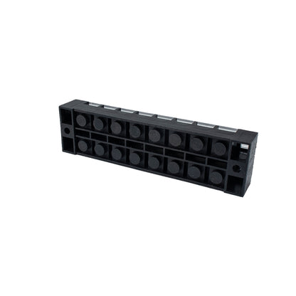 5 PCS Car 8-way 25A TB-2508 Dual Row Power Terminal Connector + 8-position Connection Strip with Cover, 8-way 25A