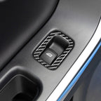 3 PCS Car Carbon Fiber Window Lifting Button Decorative Stickers for Volvo V60 2010-2017 / S60 2010-2018, Right Drive, Window Lifting Button, Right Drive