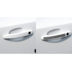 4 PCS Car Carbon Fiber Door Outside Handle Decorative Stickers for Chevrolet Cruze 2009-2015, Left and Right Drive Universal, Outside Handle