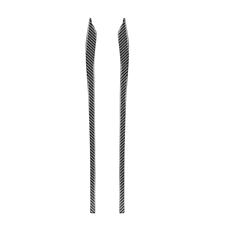 2 PCS Car Carbon Fiber Armrest Decorative Stickers for Jaguar XE X760 XF X260 2016-2020, Left and Right Drive Universal, Armrest