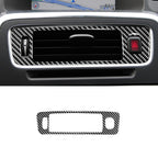 Car Carbon Fiber Central Control Below Air Outlet Decorative Stickers for Volvo V60 2010-2017 / S60 2010-2018, Left Drive , Central Control Below Air Outlet, Left Drive