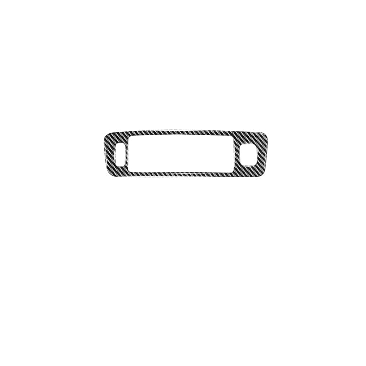 Car Carbon Fiber Central Control Below Air Outlet Decorative Stickers for Volvo V60 2010-2017 / S60 2010-2018, Left Drive , Central Control Below Air Outlet, Left Drive
