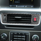 Car Carbon Fiber Central Control Below Air Outlet Decorative Stickers for Volvo V60 2010-2017 / S60 2010-2018, Left Drive , Central Control Below Air Outlet, Left Drive