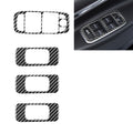 4 in 1 Car Carbon Fiber Lifting Panel Decorative Stickers for Jaguar F-PACE X761 XE X760 2016-2020, Left Drive, Lifting Panel, Left Drive
