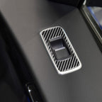 4 in 1 Car Carbon Fiber Lifting Panel Decorative Stickers for Jaguar F-PACE X761 XE X760 2016-2020, Left Drive, Lifting Panel, Left Drive