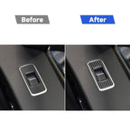 4 in 1 Car Carbon Fiber Lifting Panel Decorative Stickers for Jaguar F-PACE X761 XE X760 2016-2020, Left Drive, Lifting Panel, Left Drive