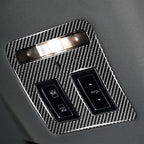 Car Carbon Fiber Reading Lamp Decorative Stickers for Jaguar F-PACE X761 XE X760 XF X260 XJ 2016-2020, Left and Right Drive Universal, Reading Lamp