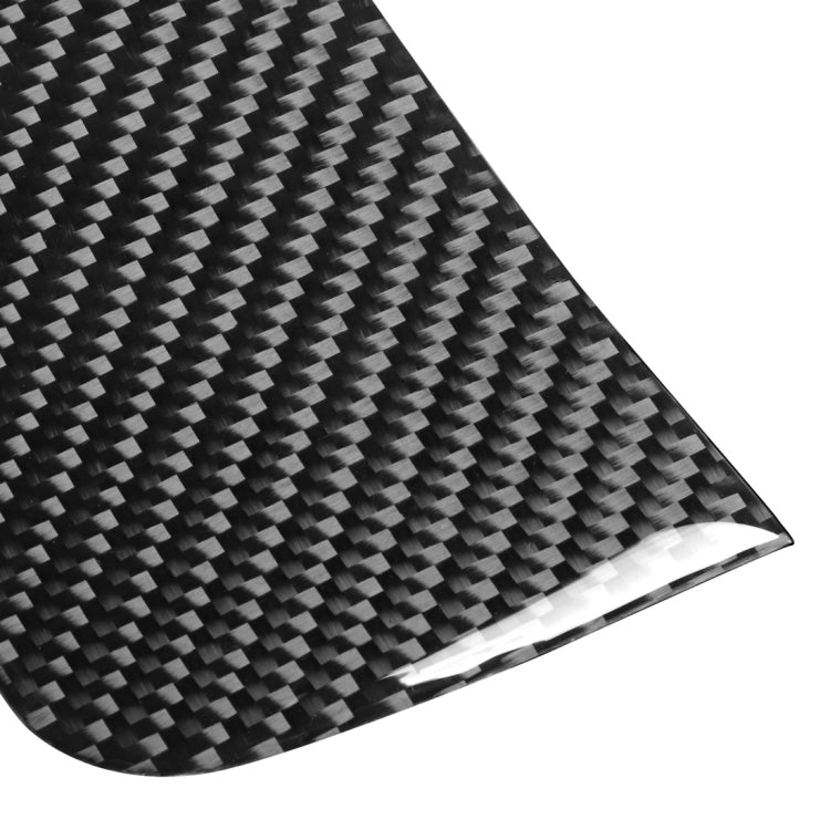 Car Carbon Fiber Gearshift Knob Decorative Stickers for Jaguar F-PACE X761 XE X760 XF X260 XJ 2016-2020, Left and Right Drive Universal, Gearshift Knob