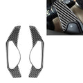 2 PCS Car Carbon Fiber Steering Wheel Paddle Decorative Stickers for Jaguar F-PACE X761 XE X760 XF X260 2016-2020, Left and Right Drive Universal, Steering Wheel Paddle