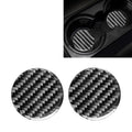 Car Carbon Fiber Water Cup Holder Mat for Land Rover Discovery 4 2010-2016, Left and Right Drive Universal, Water Cup Holder Mat