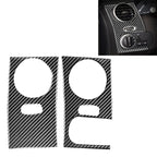 Car Carbon Fiber Central Control Side Air Outlet Decorative Sticker for Land Rover Discovery 4 2010-2016, Left Drive, Central Control Side Air Outlet