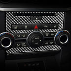 Car Carbon Fiber Central Control CD Panel Decorative Sticker for Land Rover Discovery 4 2010-2016, Left and Right Drive Universal, Central Control CD Panel