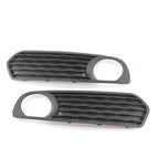 Pair Car Front Bumper Fog Light Grille Fog Lamp Frame for BMW F20 F21 2012-2014 51117272558 / 51117272557, For BMW F20