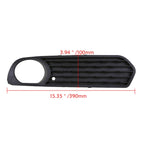Pair Car Front Bumper Fog Light Grille Fog Lamp Frame for BMW F20 F21 2012-2014 51117272558 / 51117272557, For BMW F20