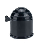 50mm Black Plastic Car Truck Tow Ball Cover Cap Towing Hitch Trailer Towball Protection, Black