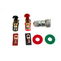 1 Pair Car Battery Cable Terminal Clamps Connectors Battery Clip Wiring with Protective Cleaning, with Protective Cleaning