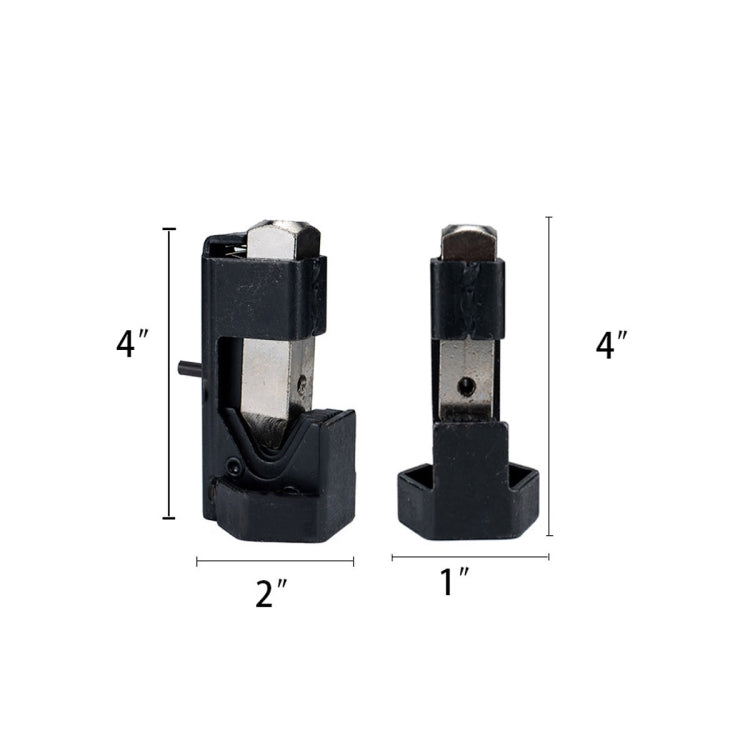 Car Battery Cable Hammer Crimper Hammer Lug Crimper Tool Pliers with T2 Copper 4 x 5/16 Heavy-duty Cold-pressed Wire Terminals, 4 x 5/16