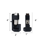 Car Battery Cable Hammer Crimper Hammer Lug Crimper Tool Pliers with T2 Copper 6 x 3/8 Heavy-duty Cold-pressed Wire Terminals, 6 x 3/8