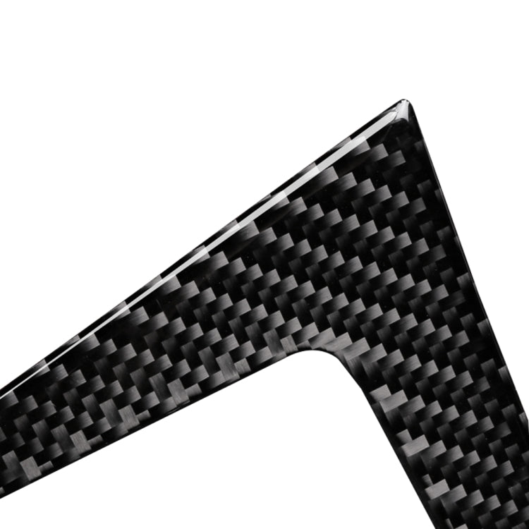 Car Carbon Fiber Water Cup Holder Decorative Sticker for BMW E70 X5 / E71 X6 2009-2013, Right Drive, Water Cup Holder