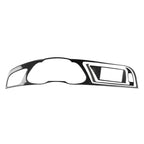 Car Carbon Fiber Dashboard Frame Decorative Sticker for Audi A4 2013-2014, Left Drive, For Audi A4 2013-2014