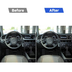 Car Carbon Fiber Dashboard Frame Decorative Sticker for Audi A4 2013-2014, Left Drive, For Audi A4 2013-2014