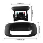 Car Tailgate Handle Trunk Lock Push Button and Bezel Trim Replacement 15997911 for Chevrolet GMC, 15997911
